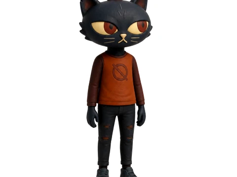 Bea Santello - Night in the Woods 3D Model