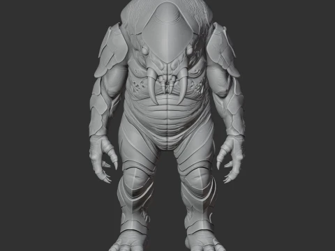Behemoth Spitter - Factorio 3D Model