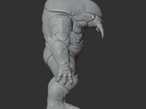 Behemoth Spitter - Factorio 3D Model