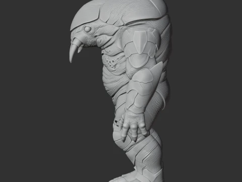 Behemoth Spitter - Factorio 3D Model