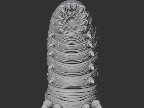 Behemoth Worm - Factorio 3D Model