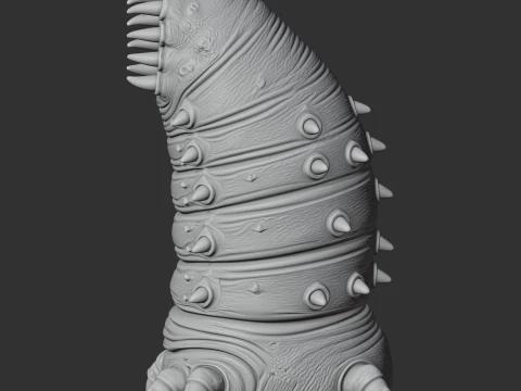 Behemoth Worm - Factorio 3D Model
