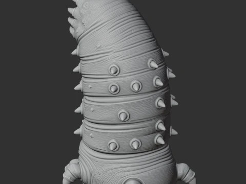 Behemoth Worm - Factorio 3D Model