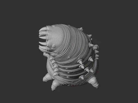 Behemoth Worm - Factorio 3D Model
