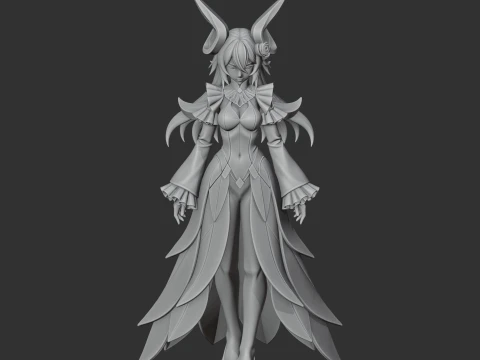 Bellanoir - Palworld 3D Model