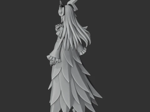Bellanoir - Palworld 3D Model