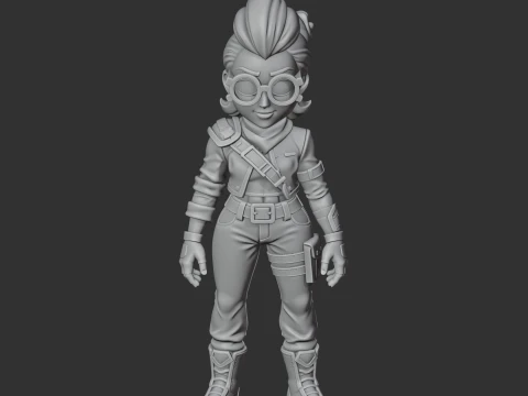Belle - Brawl Stars 3D Model
