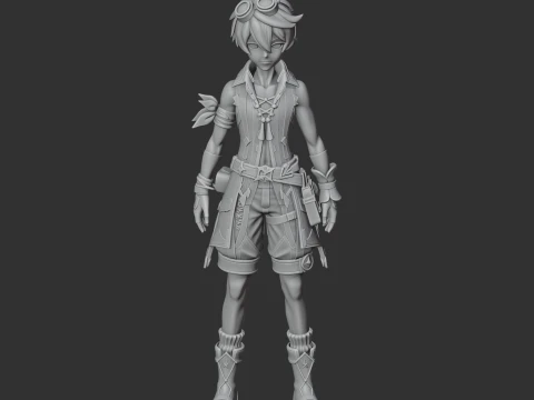 Bennett - Genshin Impact 3D Model