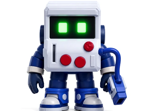8-Bit - Brawl Stars Figurine 3D Model