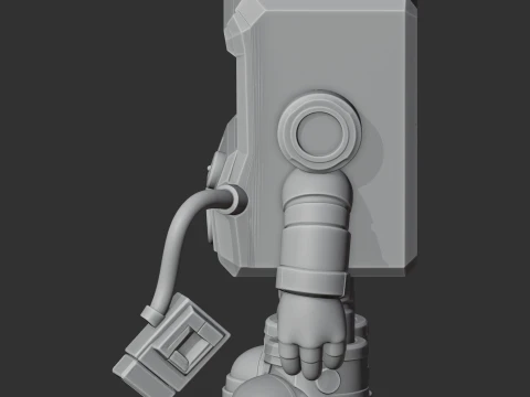 8-Bit - Brawl Stars Figurine 3D Model