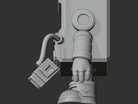 8-Bit - Brawl Stars Figurine 3D Model