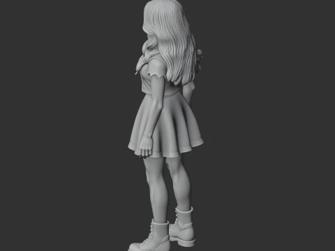 Abigail - Stardew Valley Figurine 3D Model