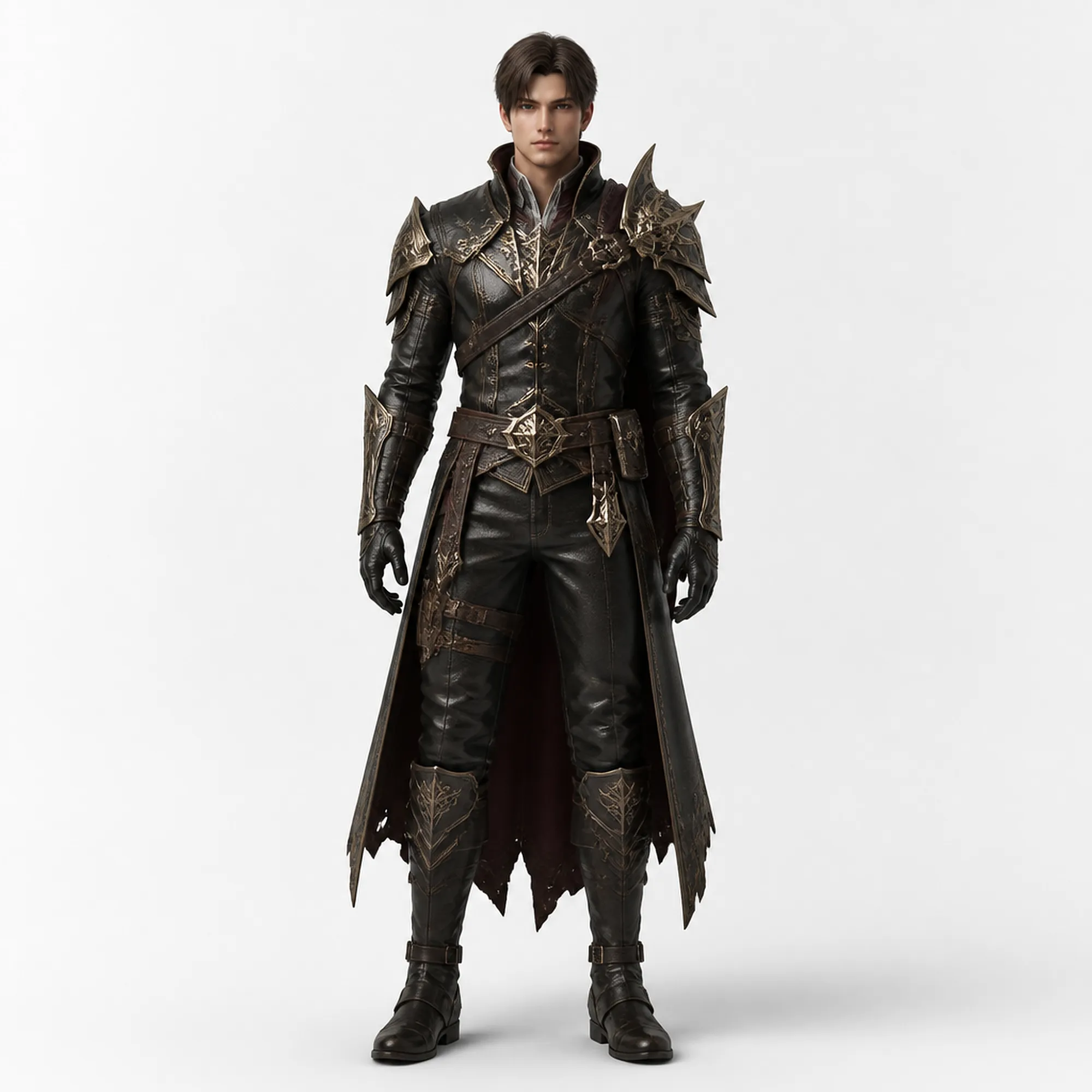 Adventurer - Lost Ark Figurine 3D Model .c4d .max .obj .3ds .fbx .stl .blend 