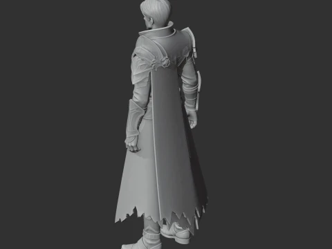 Adventurer - Lost Ark Figurine 3D Model
