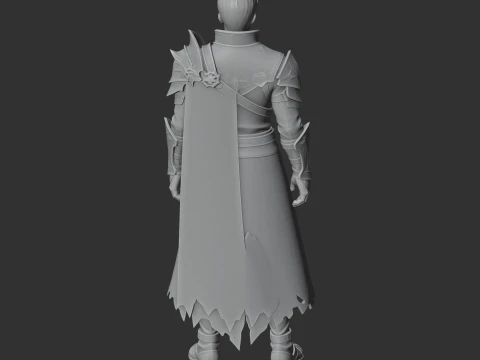 Adventurer - Lost Ark Figurine 3D Model