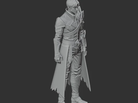 Adventurer - Lost Ark Figurine 3D Model