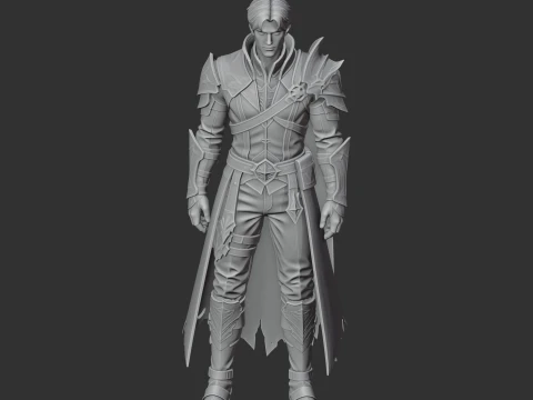Adventurer - Lost Ark Figurine 3D Model
