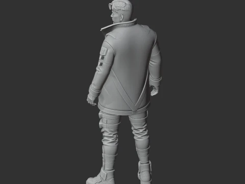 Ajay Che - Apex Legends Figurine 3D Model