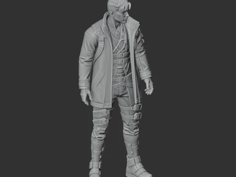 Ajay Che - Apex Legends Figurine 3D Model