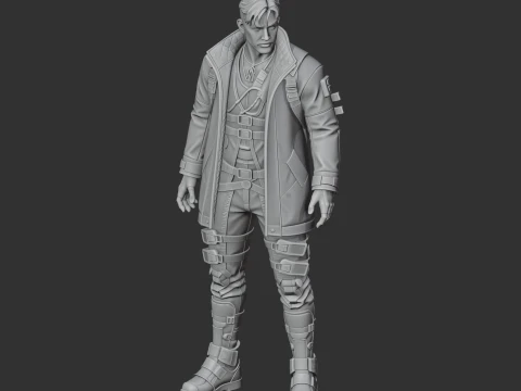 Ajay Che - Apex Legends Figurine 3D Model
