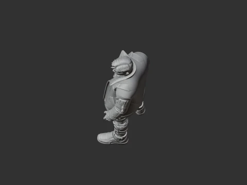 Ajay Che - Apex Legends Figurine 3D Model