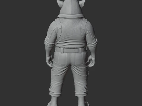 Alpha Hog - Satisfactory Figurine 3D Model