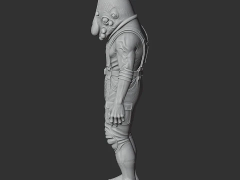 Alpha Spitter - Satisfactory Figurine 3D Model