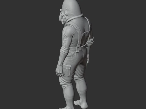 Alpha Spitter - Satisfactory Figurine 3D Model