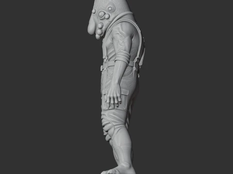 Alpha Spitter - Satisfactory Figurine 3D Model