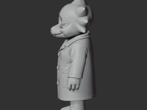 Alphys - Undertale Figurine 3D Model