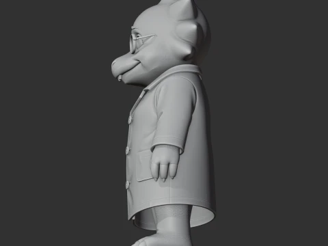 Alphys - Undertale Figurine 3D Model