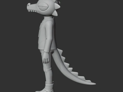 Angus Delaney - Night in the Woods Figurine 3D Model