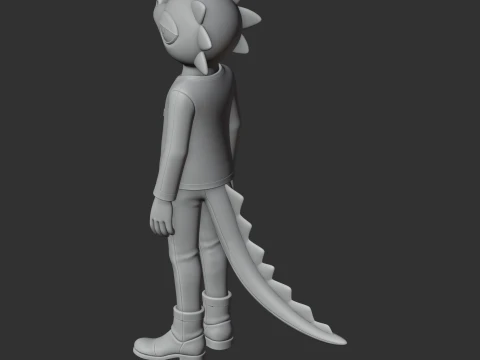 Angus Delaney - Night in the Woods Figurine 3D Model