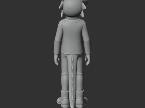 Angus Delaney - Night in the Woods Figurine 3D Model