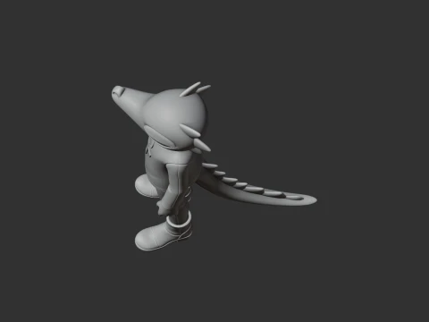 Angus Delaney - Night in the Woods Figurine 3D Model