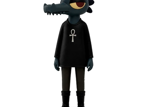 Anselm Borowski - Night in the Woods Figurine 3D Model