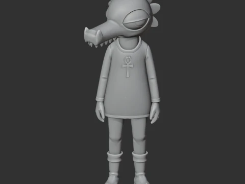 Anselm Borowski - Night in the Woods Figurine 3D Model