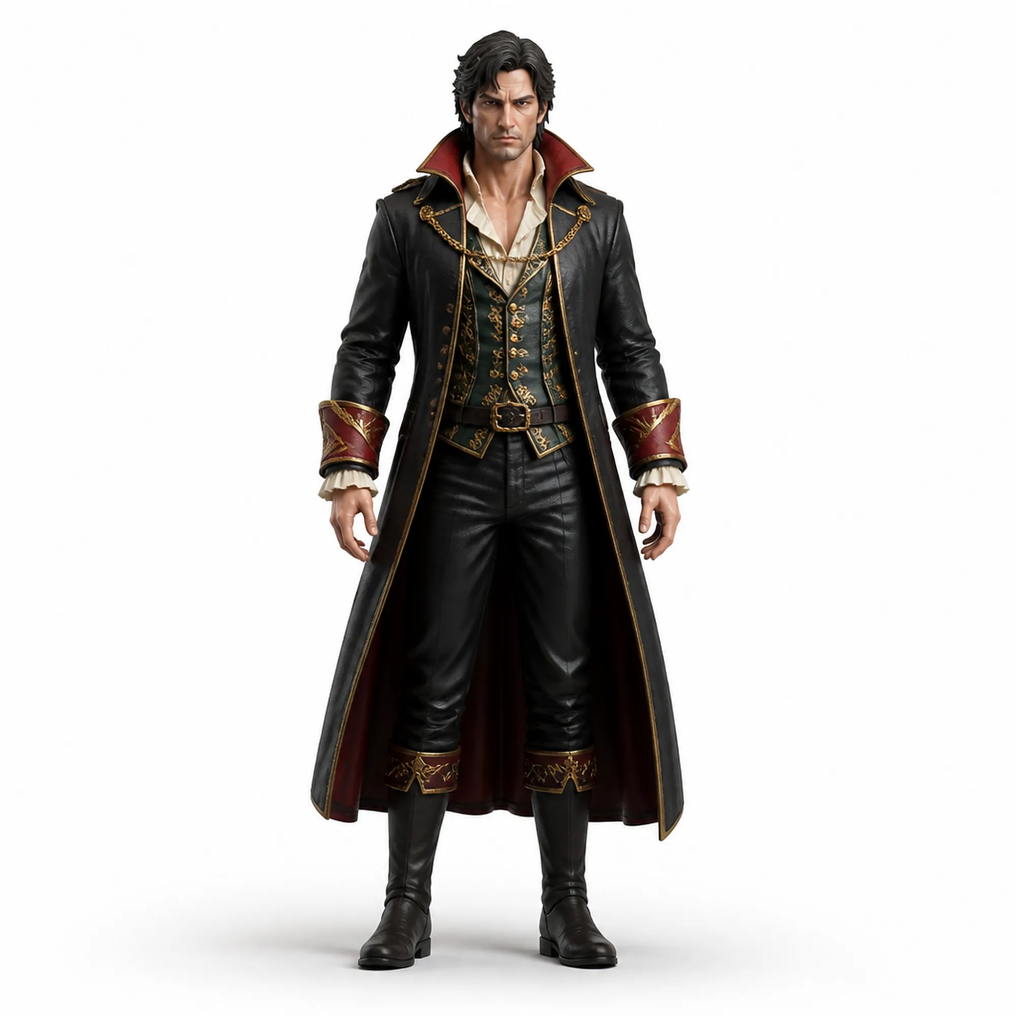 Antonio Belpaese - Vampire Survivors Figurine 3D Model .c4d .max .obj .3ds .fbx .stl .blend 