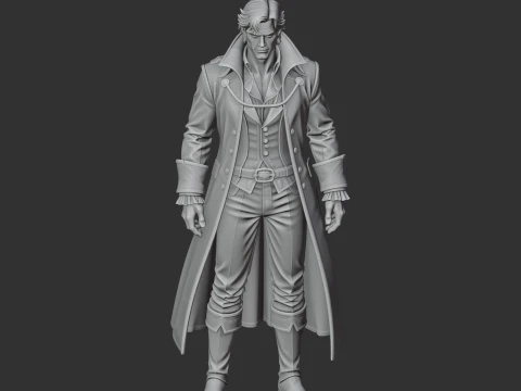 Antonio Belpaese - Vampire Survivors Figurine 3D Model