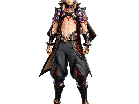 Arataki Itto - Figura de impacto Genshin Modelo 3D