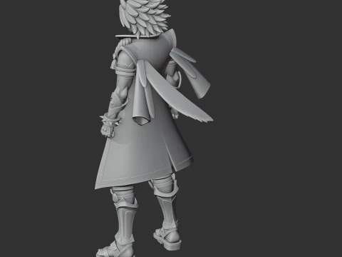 Arataki Itto - Genshin Impact Figurine 3D Model