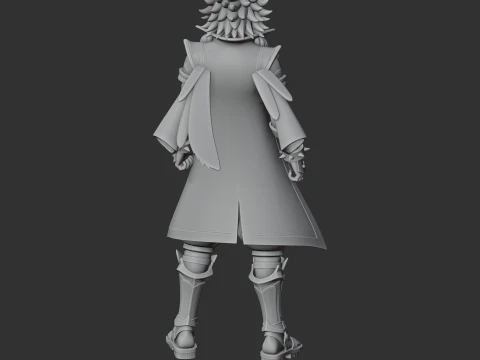 Arataki Itto - Genshin Impact Figurine 3D Model