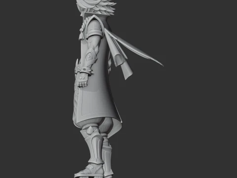 Arataki Itto - Genshin Impact Figurine 3D Model