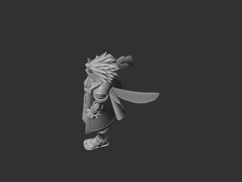 Arataki Itto - Genshin Impact Figurine 3D Model