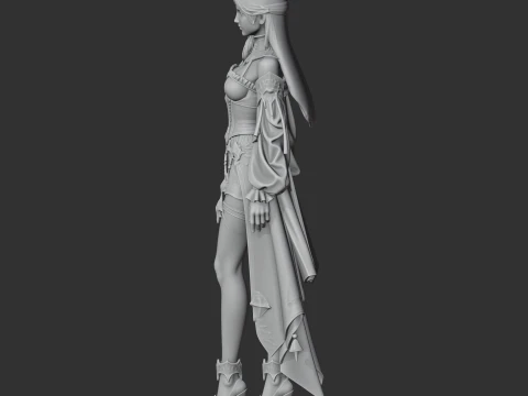 Arcana - Lost Ark Figurine 3D Model