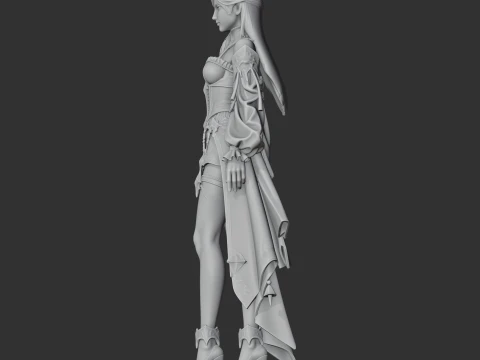 Arcana - Lost Ark Figurine 3D Model