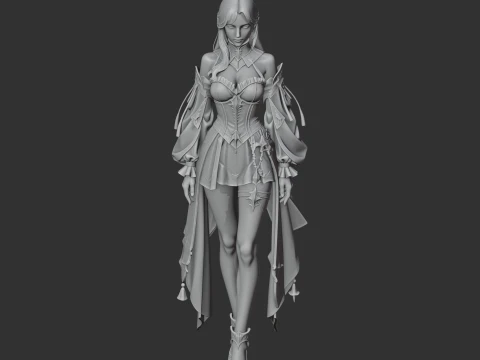 Arcana - Lost Ark Figurine 3D Model
