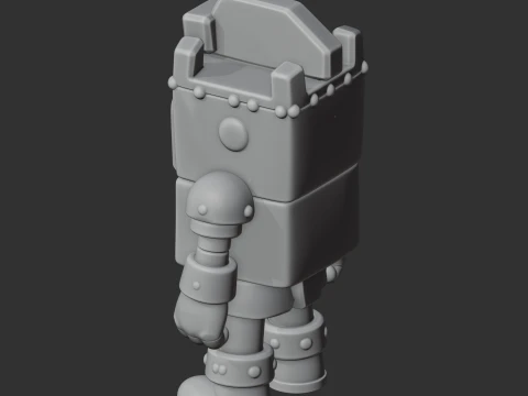 Ash - Brawl Stars Figurine 3D Model