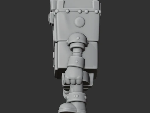 Ash - Brawl Stars Figurine 3D Model