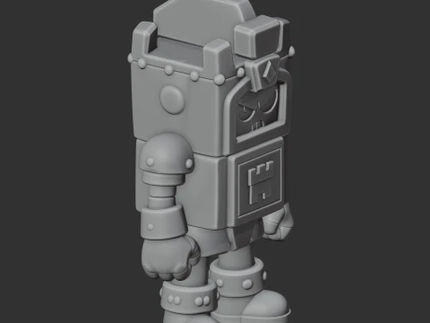 Ash - Brawl Stars Figurine 3D Model